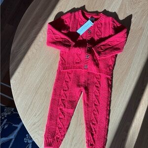 Janie and Jack Knit Sweater Set 18-24M